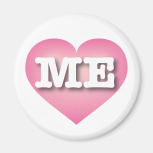 Maine Pink Fade Heart - Big Love Magnet