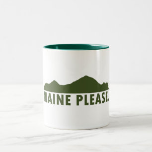 Maine Please Two-Tone Coffee Mug