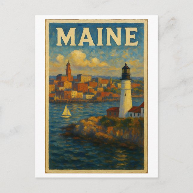 Maine Postcard (Front)