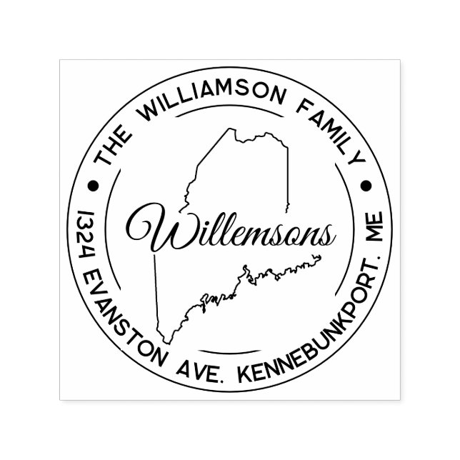 Maine Return Address Stamp Self-Inking  (Design)