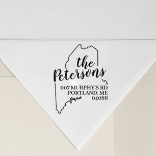 Maine Return Address Stamp Self-Inking