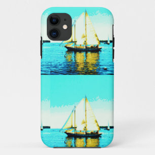 maine schooner phone case