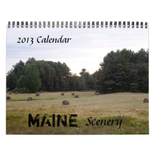 Maine Senic Calendar