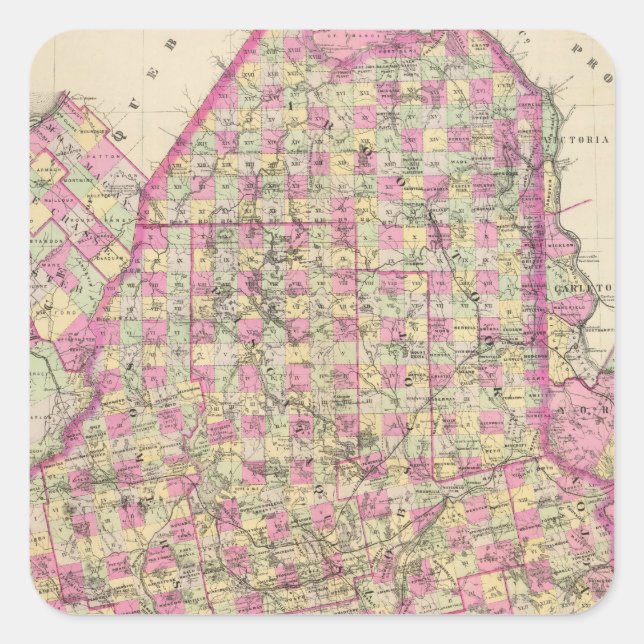 Maine Square Sticker (Front)