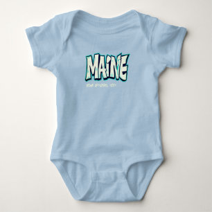 Maine state apparel baby clothing T-Shirt Bodysuit