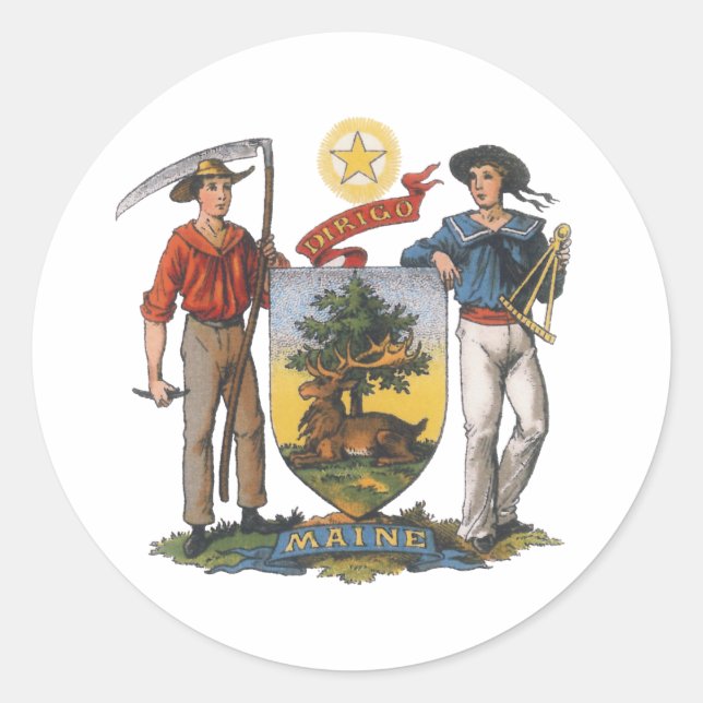 Maine State Seal (Front)
