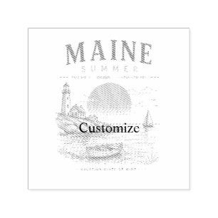 Maine Summer Fun Thunder_Cove Self-inking Stamp