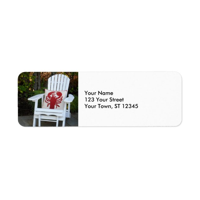 Maine Summer Return Address Label (Front)