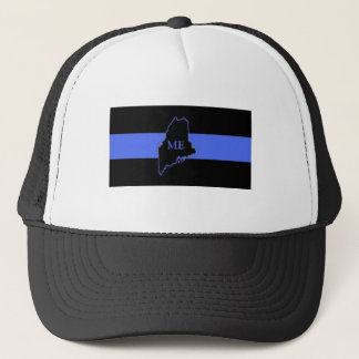 Maine Thin Blue Line trucker hat
