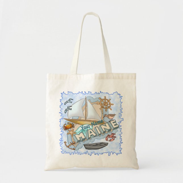 Maine  tote bag (Front)