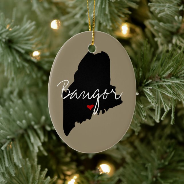 Maine Town Ceramic Tree Decoration (Tree)