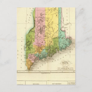 Maine US Postcard