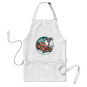 Maine US Route 1 - The Atlantic Highway Standard Apron