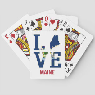 Maine US State Love Playing Cards