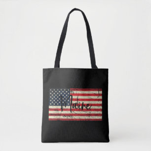 Maine USA State America Tote Bag