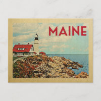 Maine Vintage Travel