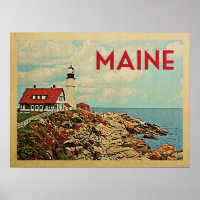 Maine Vintage Travel