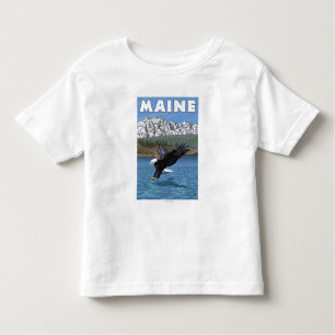 MaineEagle Fishing Toddler T-Shirt
