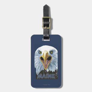 MaineEagle Up Close Luggage Tag