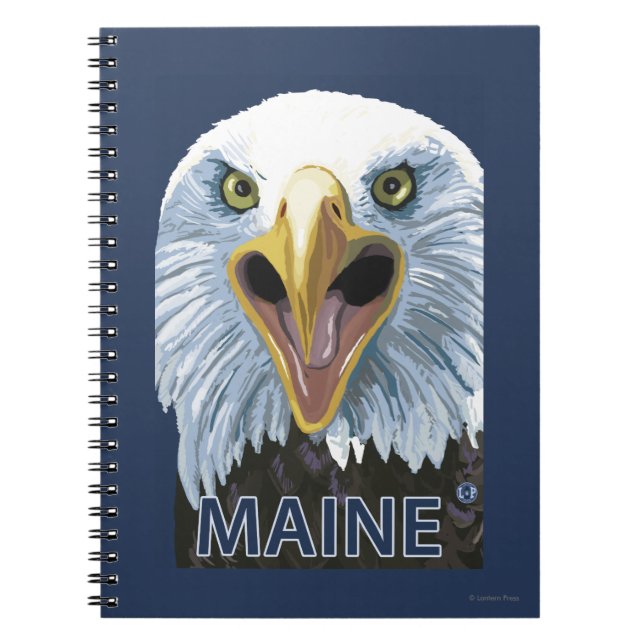 MaineEagle Up Close Notebook (Front)