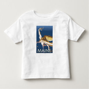MaineOctopus Scene Toddler T-Shirt