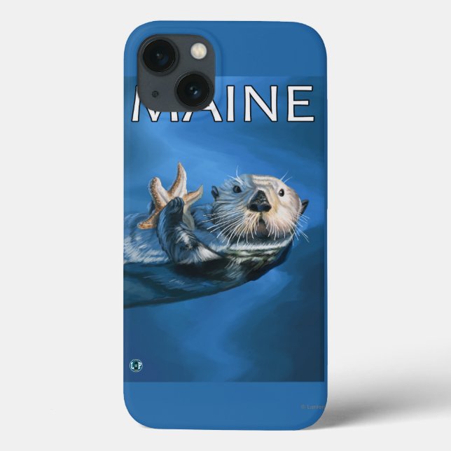 MaineSea Otter Scene Case-Mate iPhone Case (Back)
