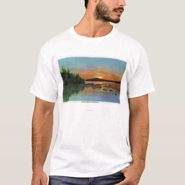 MaineSunset View on Bald Mountain T-Shirt (Front)