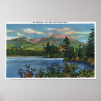 MaineView of Mount Katahdin and Daicey Pond