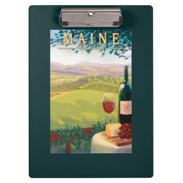 MaineWine Country Scene Clipboard (Front)