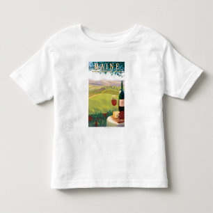MaineWine Country Scene Toddler T-Shirt
