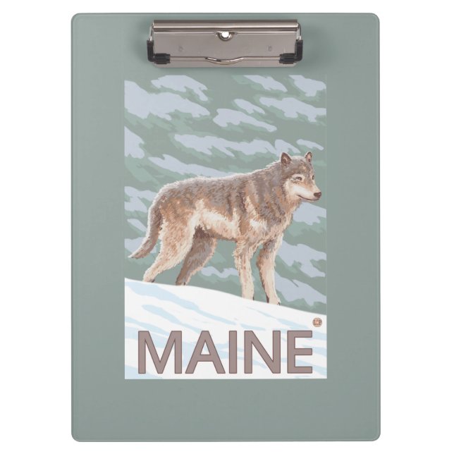 MaineWolf Scene Clipboard (Front)