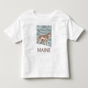 MaineWolf Scene Toddler T-Shirt