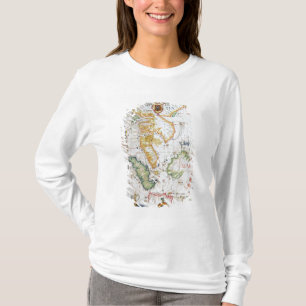 Mainland Southeast Asia, detail from world atlas T-Shirt