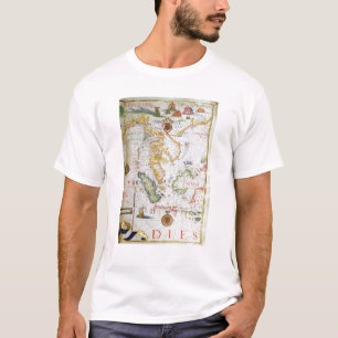 Mainland Southeast Asia, detail from world atlas T-Shirt