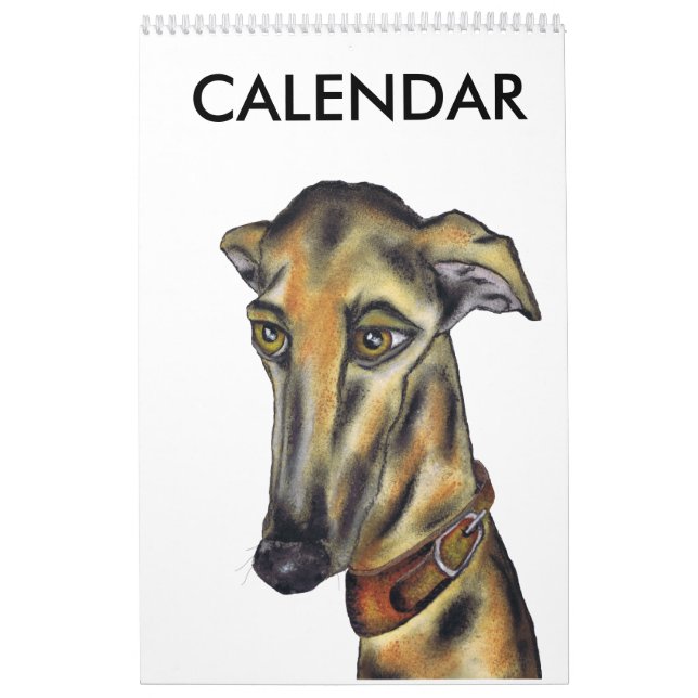 MAINLY GREYHOUNDS! CALENDAR (Cover)