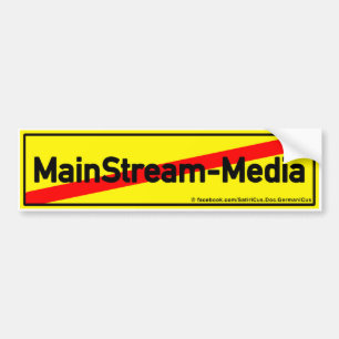 MainStream Media: CLOSE! Bumper Sticker