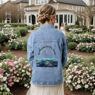 maintaining Earth's climate Denim Jacket