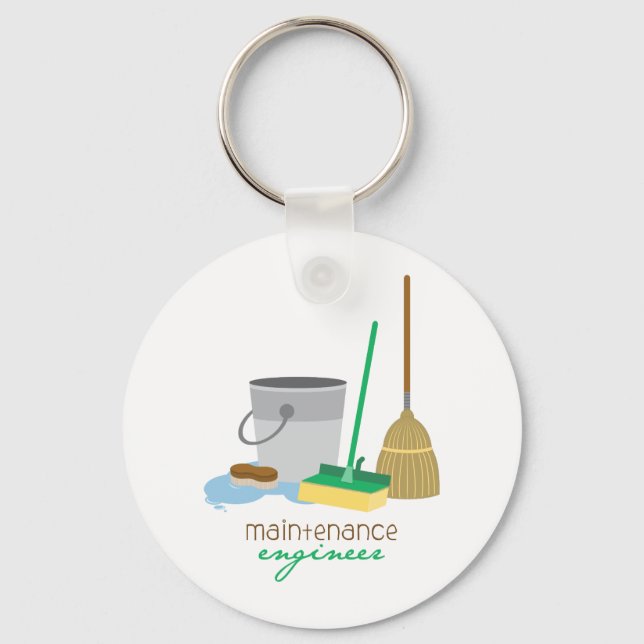 Maintanance Engineer Key Ring (Front)