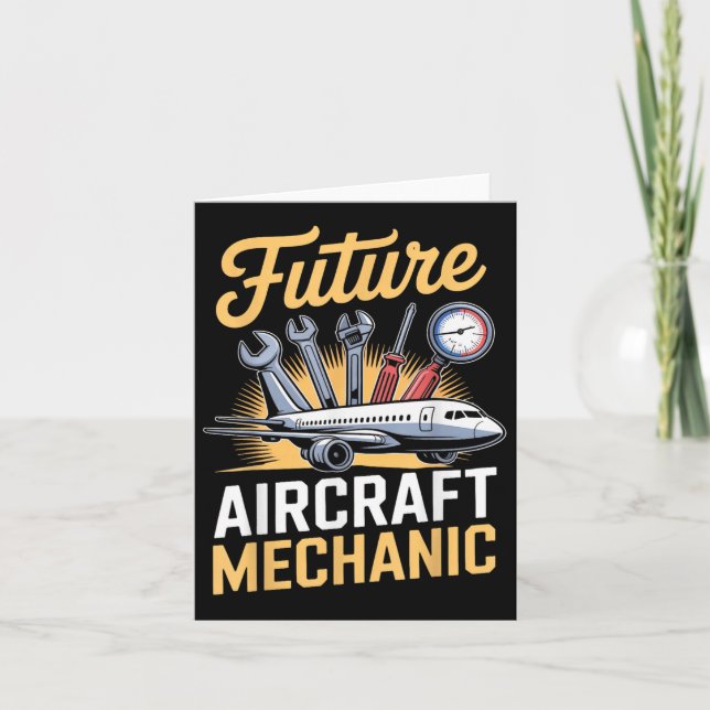 Maintenance Aircraft Technician Future Aircraft Me Card (Front)