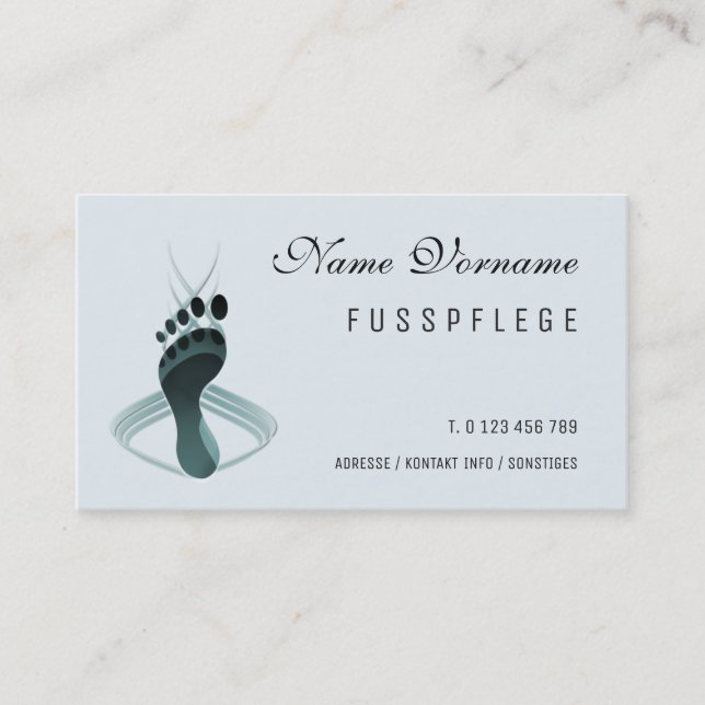 maintenance business card (Front)