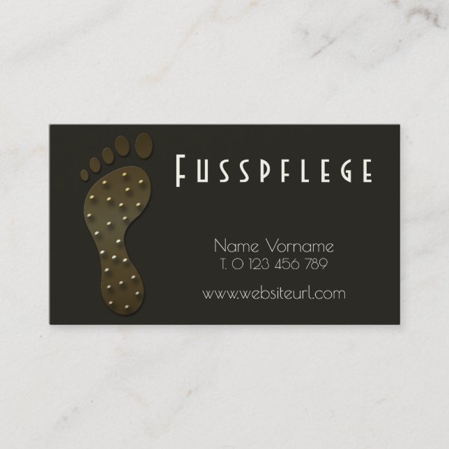 maintenance business card (Front)