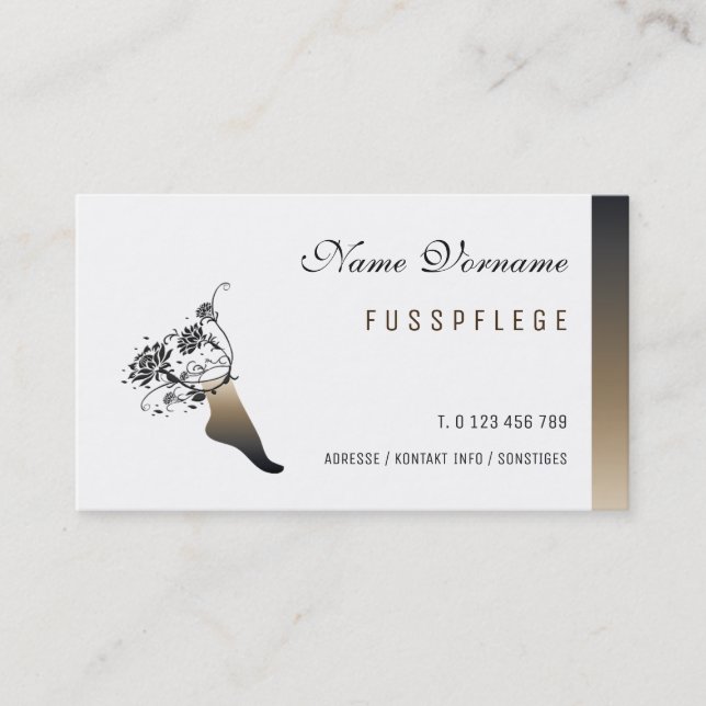 maintenance business card (Front)