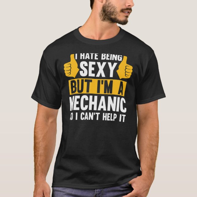 Maintenance Man Garage Mechanic T-Shirt (Front)