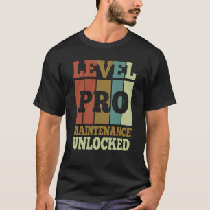 Maintenance Pro Unlocked Vintage Style Unique T-Shirt