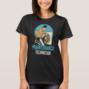 Maintenance Technician Worker Maintenance Man Men  T-Shirt
