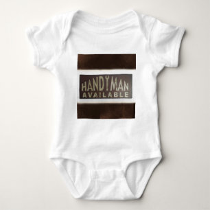 maintenance tools Construction Worker Handyman Baby Bodysuit