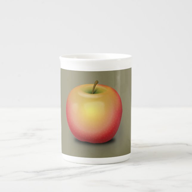 Maintosh Apple Bone China Mug (Front)