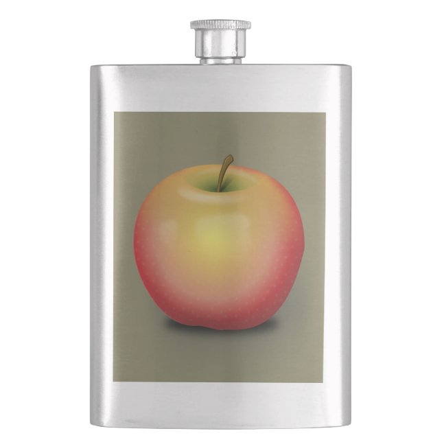 Maintosh Apple Hip Flask (Front)