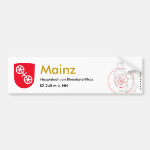 Mainz 1 bumper sticker