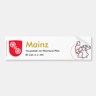 Mainz 1 bumper sticker